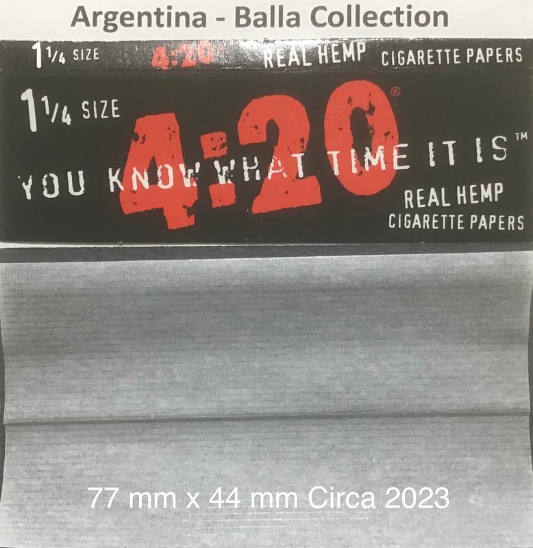 Argentina 420 Red 1.a 77 x 44 Hemp 50 pk
