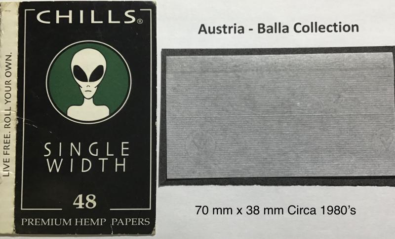 Austria Chills 1.a 70 x 37 - 48 pk Watermark Alien
