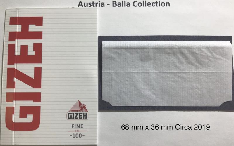 Austria Gizeh 3.a 68 x 36 Fine 100 pk