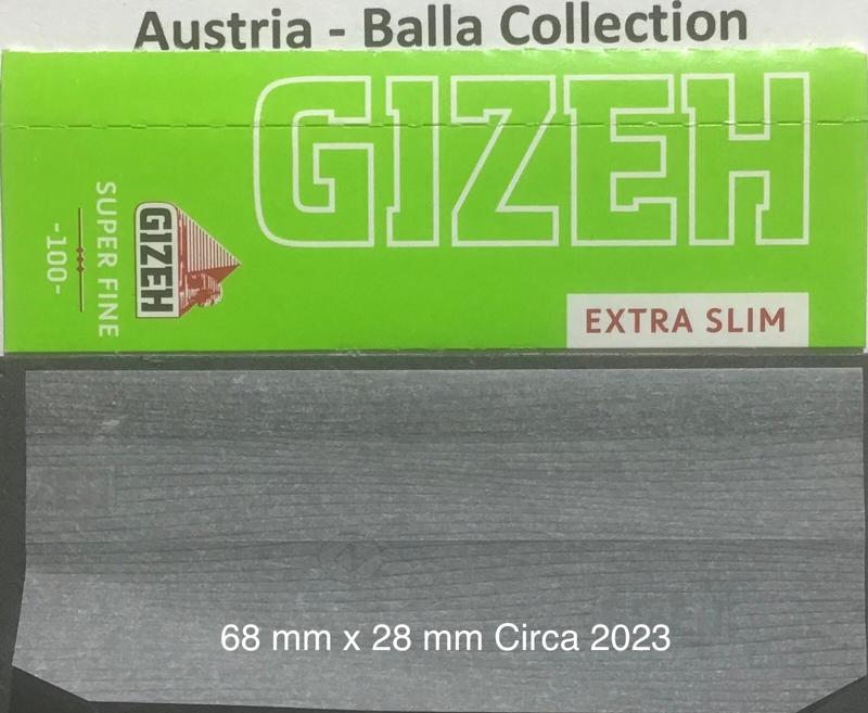 Austria Gizeh 7.a Cut Corners 68 x 28 Super Fine 100 pk Watermark Gizeh