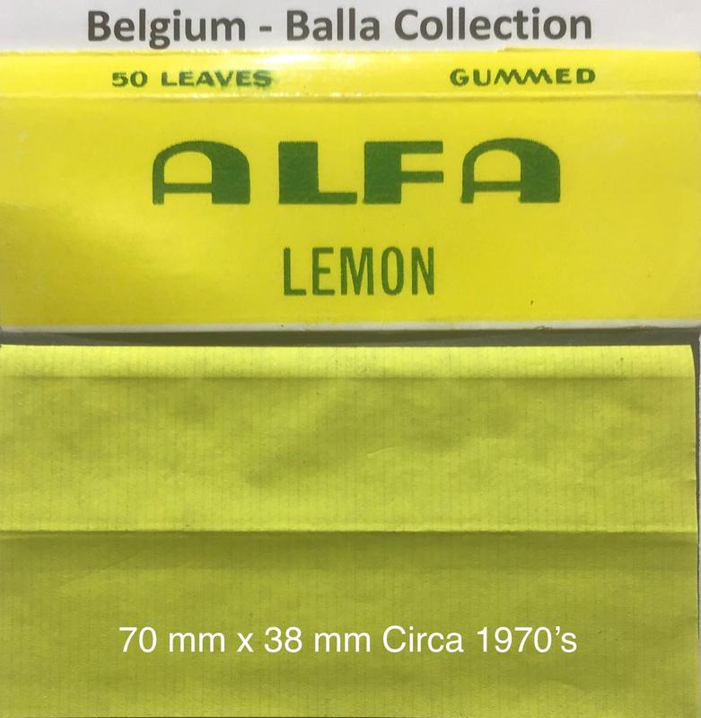 Belgium Alfa 1.d1 Lemon 70 x 37