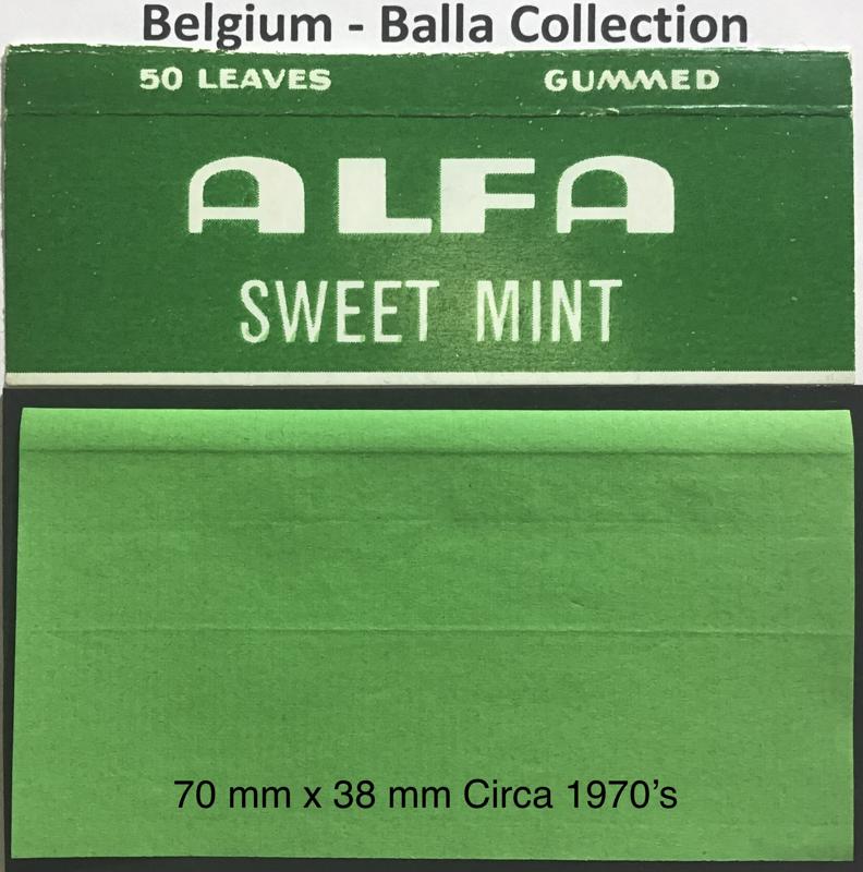 Belgium Alfa 1.f Sweet Mint 70 x 37