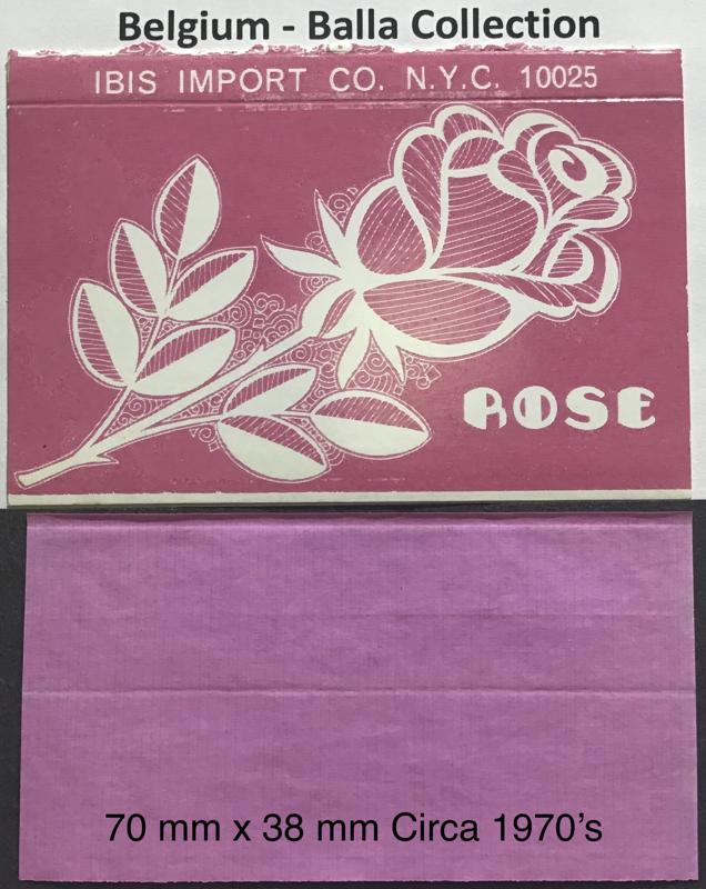 Belgium Ibis 1.b Rose 70 x 38