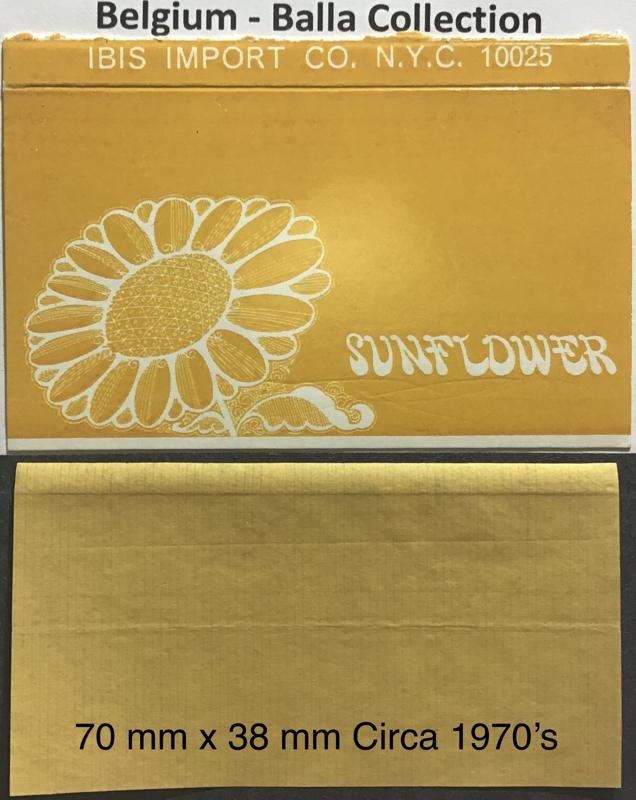 Belgium Ibis 1.c Sunflower 70 x 38