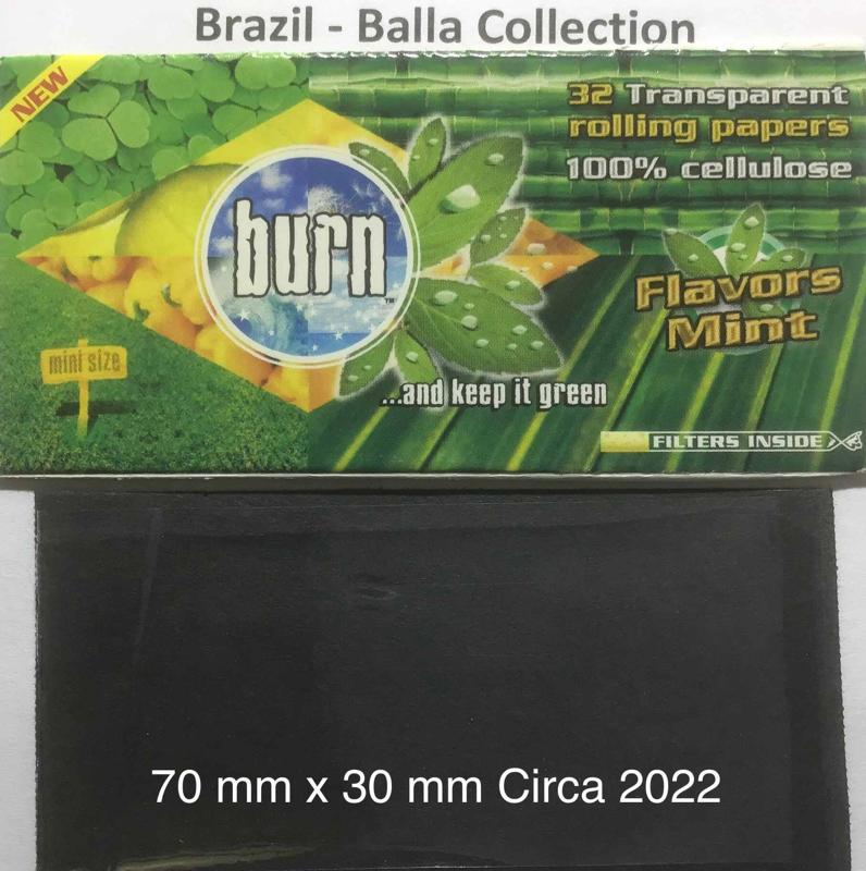 Brazil Burn 4.a Mint 70 x 30 Transparent Cellulose 32 Pk + Tips
