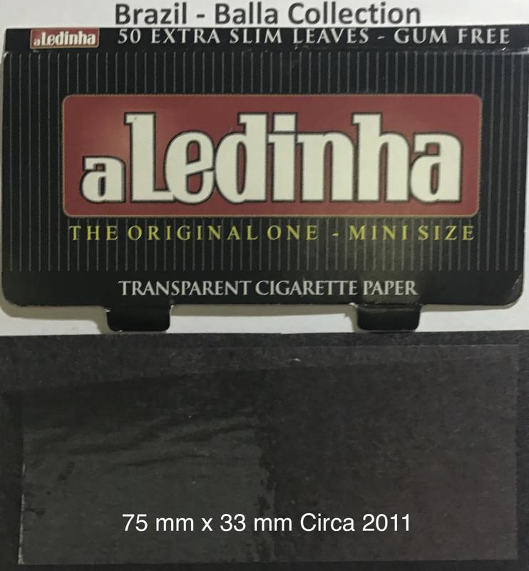 Brazil aLedinha 1.a 75 x 37 Mini Transparent 50 pk