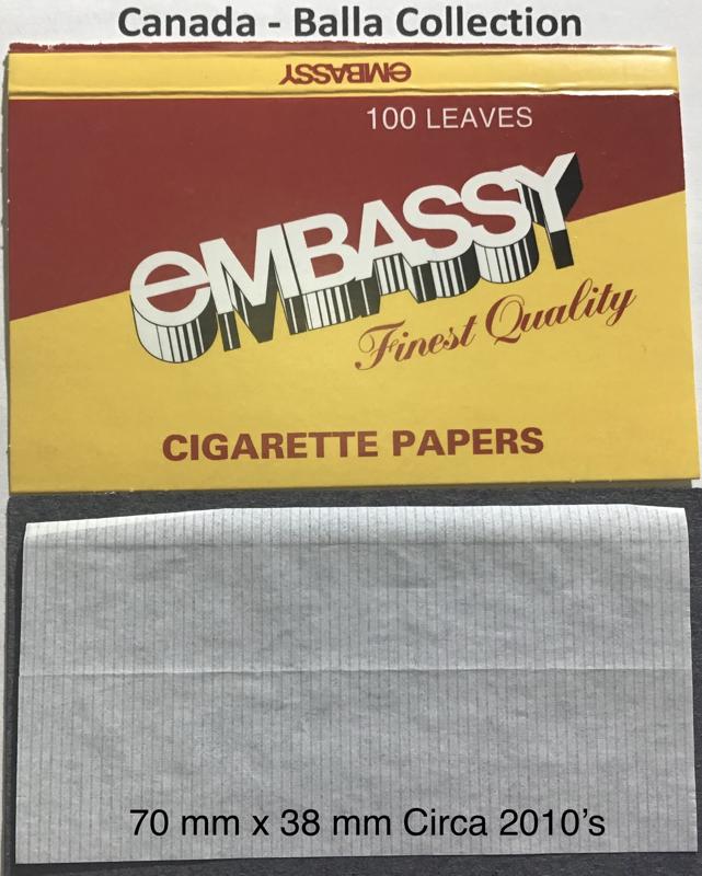 Canada Embassy 1.a 70 x 37 - 100 pk