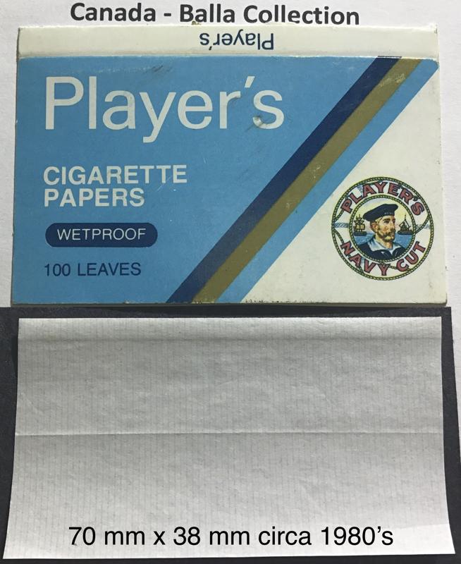 Canada Players 1.b 70 x 37 - 100 pk