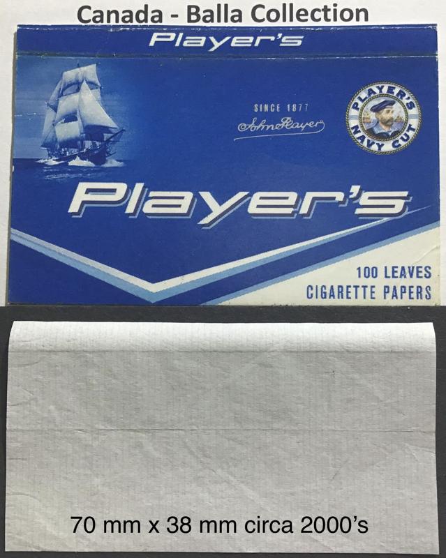 Canada Players 1.c 70 x 37 - 100 pk