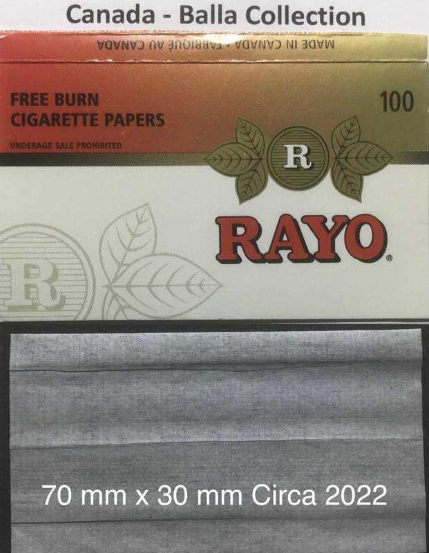 Canada Rayo 1.a 70 x 35 Free Burn 100 pk