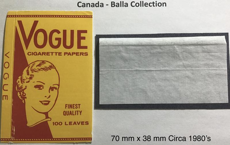 Canada Vogue 1.b 70 x 37 - 100 pk