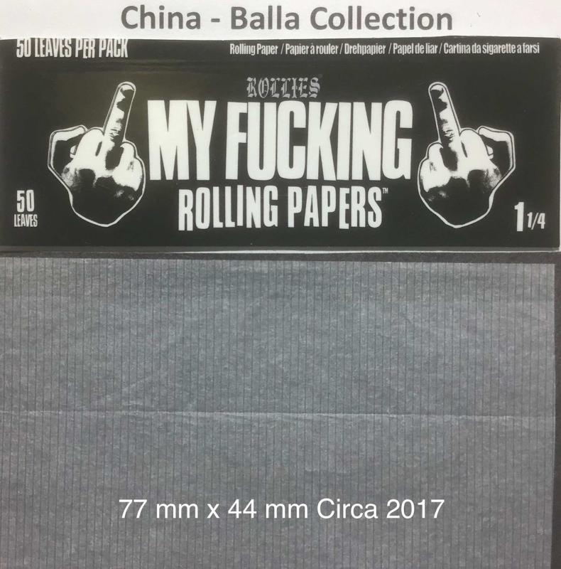 China 1.q My Fucking Papers 77 x 44 - 50 pk