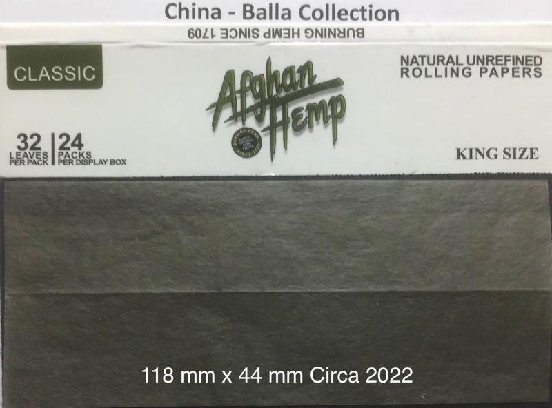 China Afghan Hemp 1.a 118 x 44 Hemp KS 32 Pk