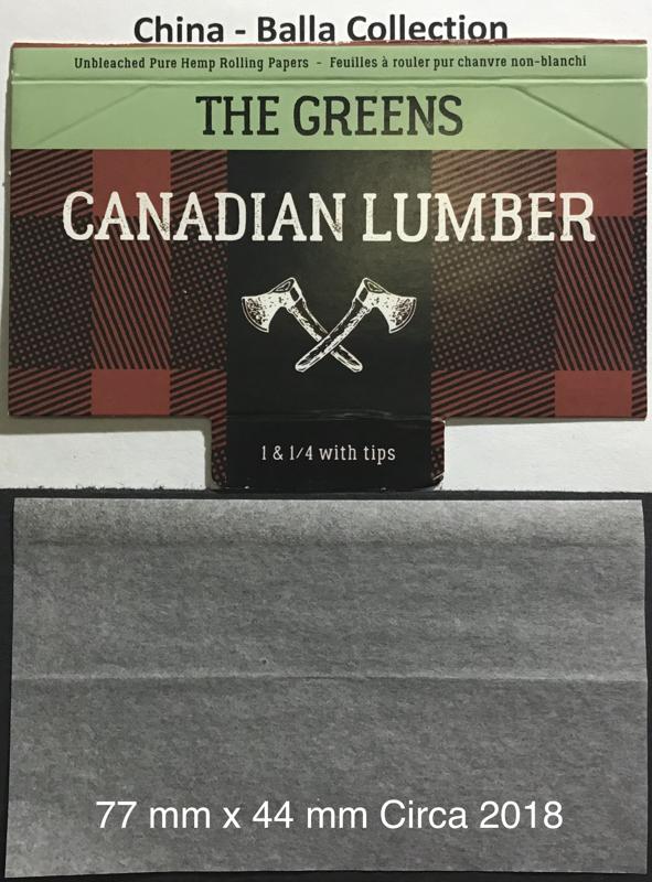 China Canadian Lumber 1.b 77 x 44 Greens 40 pk + Tips
