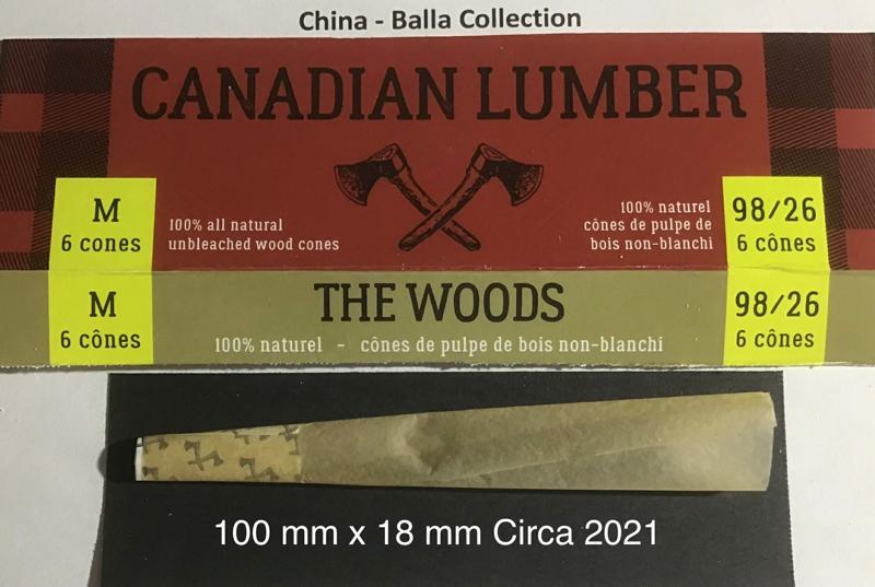 China Canadian Lumber 3.c 100 x 18 Woods Cones 6 pk