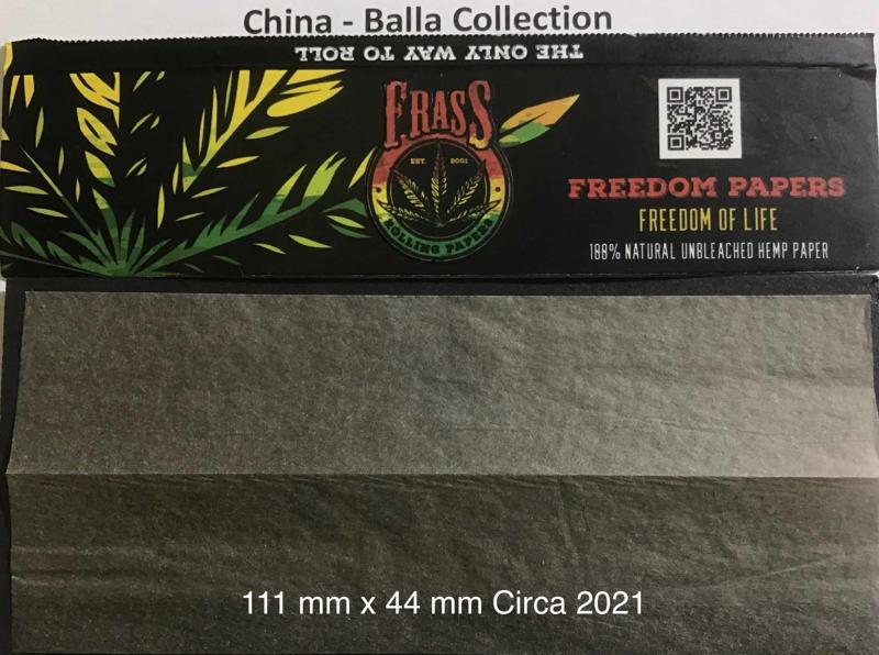 China Frass 1.b Freedom 77 x 44 Unbleached Hemp 32 pk