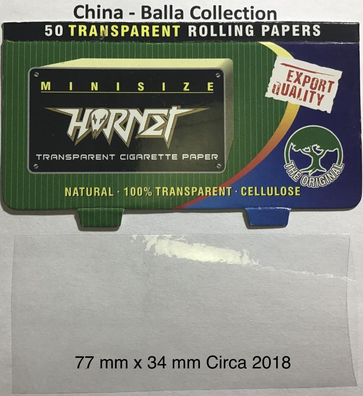 China Hornet Transparent 1.a 75 x 34 Mini Size 50 pk