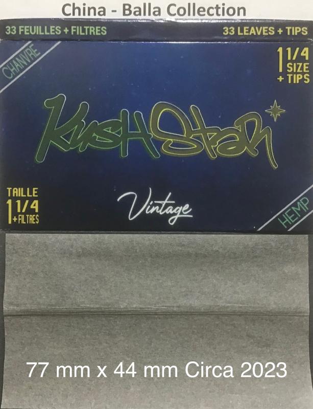 China Kush Stash 1.a 77 x 44 Hemp 33 pk +Tips