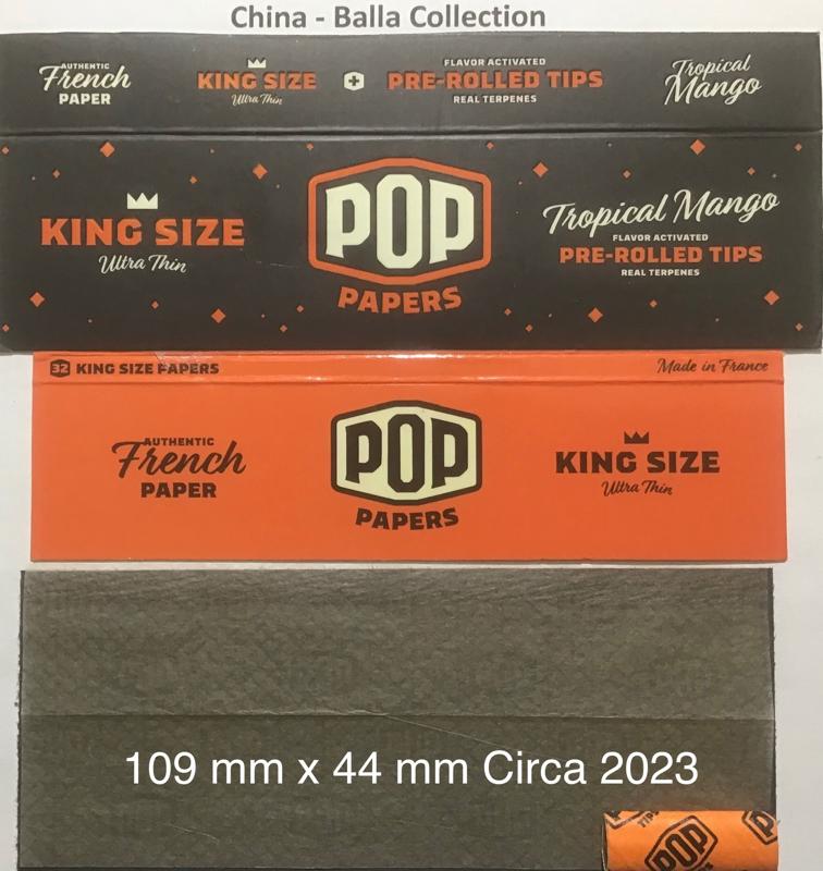 China Pop Tropical Mango 2.b 109 x 44 Ultra Thin 32 pk + Tips Watermark POP
