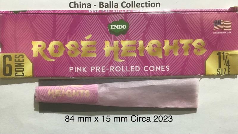 China Rose Heights 1.a Pink  84 x 15 Cones 6 pk