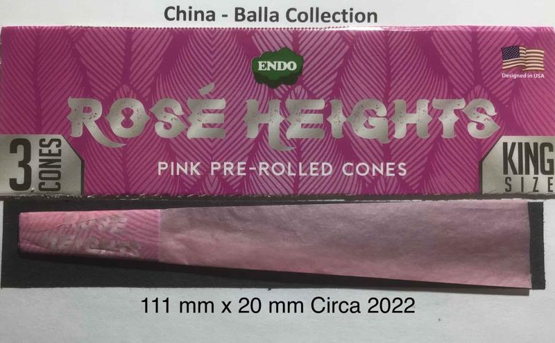 China Rose Heights 1.b Pink 111 x 20 KS Cones 3Pk