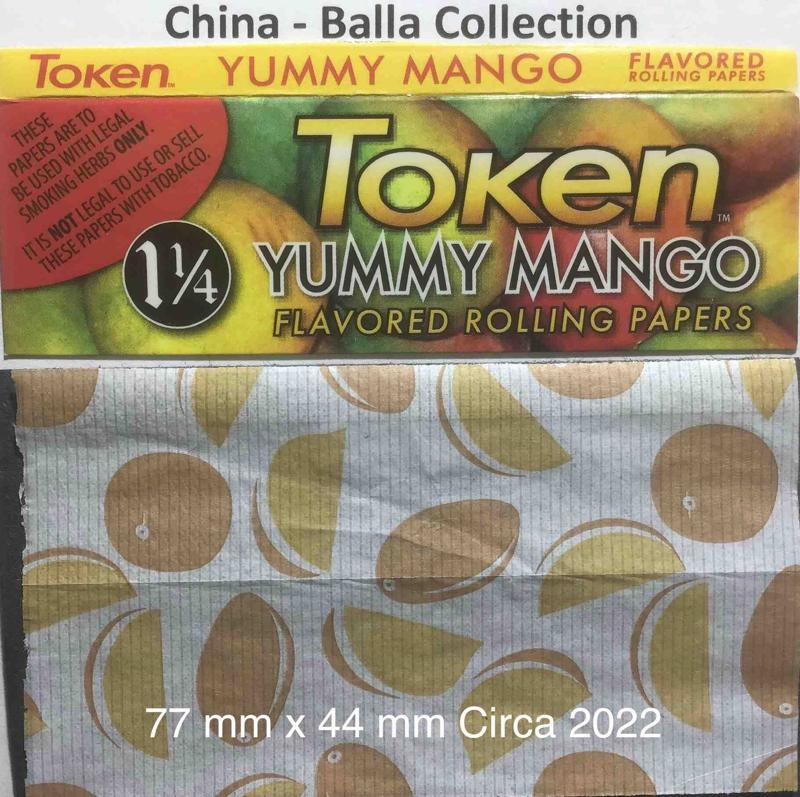 China Token 1.g Yummy Mango 77 x 44 - 24 Pk