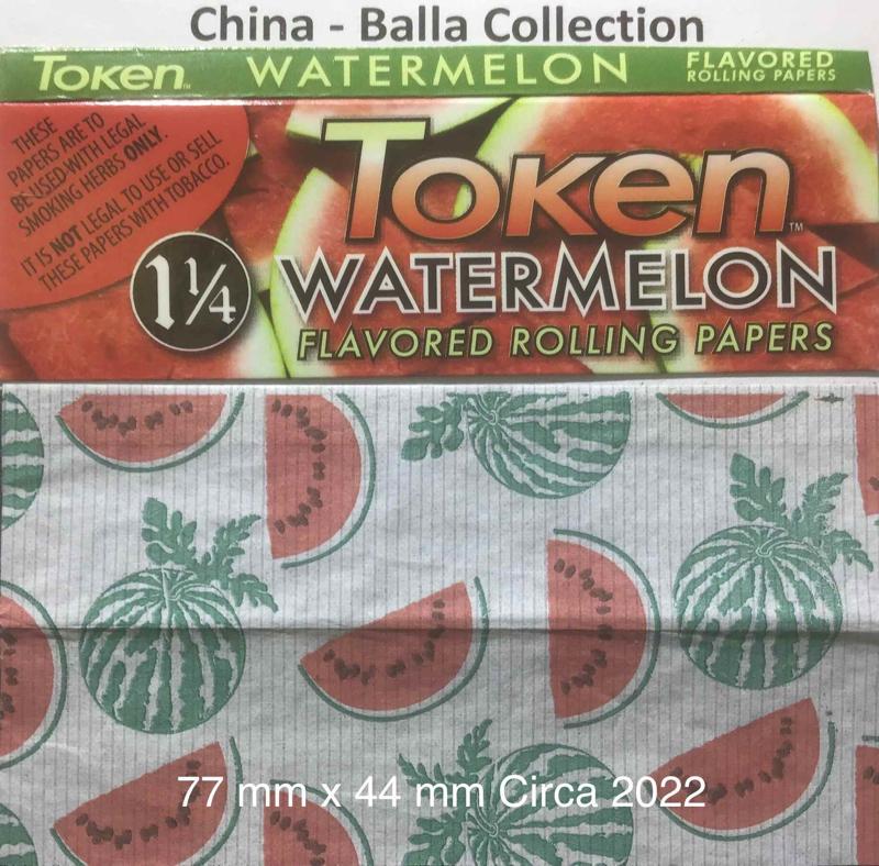 China Token 1.k Watermelon 77 x 44 - 24 Pk