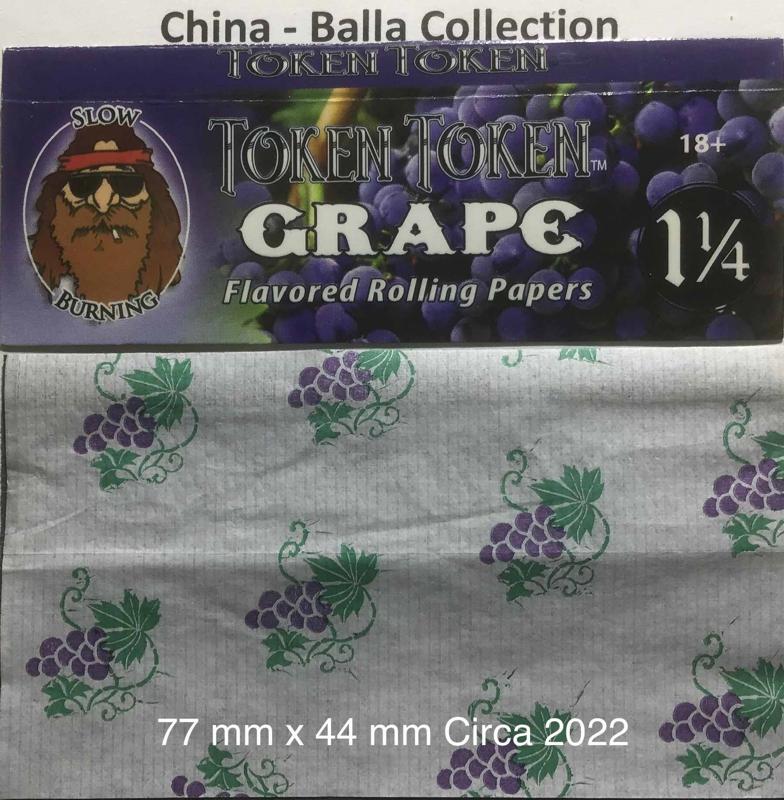 China Token Token 1.c Grape 77 x 44 - 24 Pk