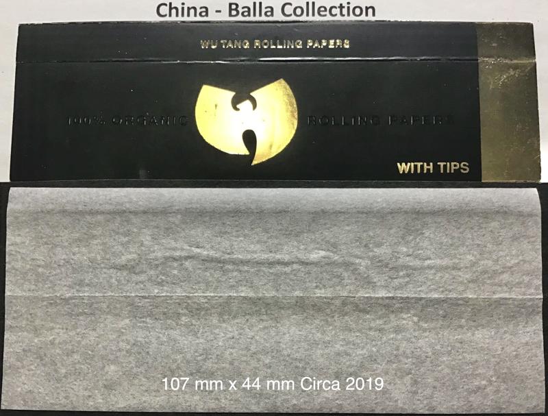 China Wu Tang 1.b 107 x 45 - 100 % Organic Hemp KS 32 pk + Tips
