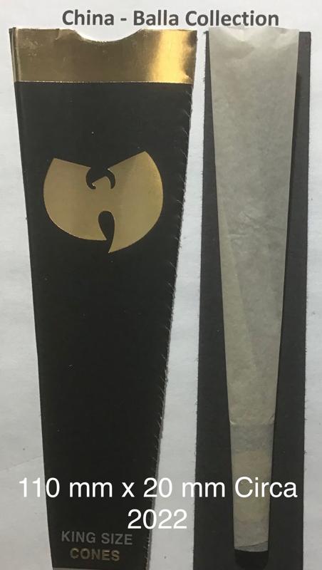 China Wu Tang 1.c 110 x 20 - 100 % Organic Hemp KS Cones 3 pk