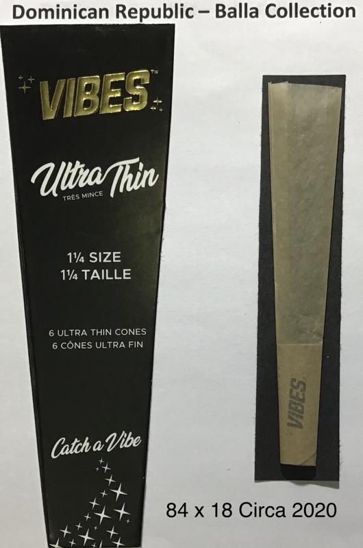 Dominican Republic Vibes Black 1.c 84 x 18 Ultra Fine Cones 6 pk Watermark Vibes