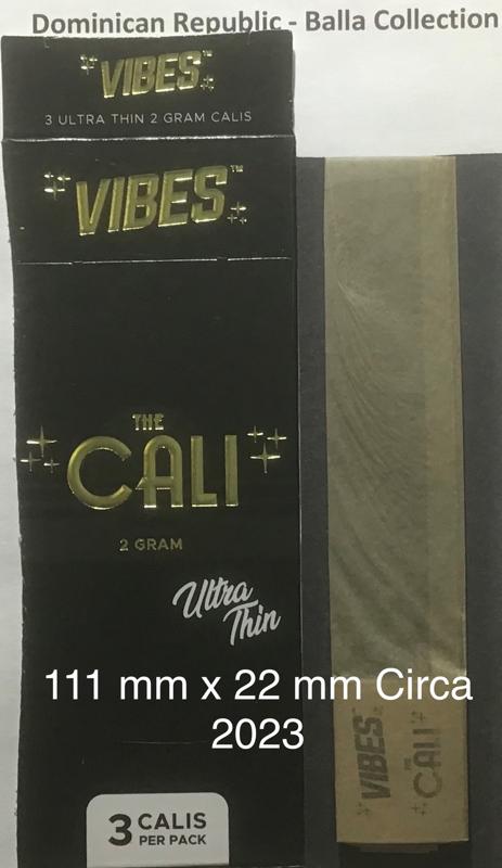 Dominican Republic Vibes Black The Cali 2 Gram 1.b 111 x 22 Ultra Thin 3 pk Cones Watermark Vibes