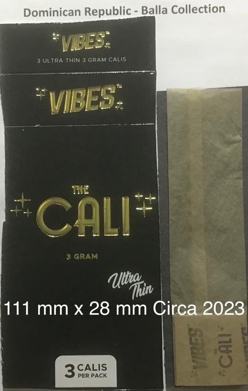 Dominican Republic Vibes Black The Cali 3 Gram 1.c 111 x 22 Ultra Thin 3 pk Cones Watermark Vibes