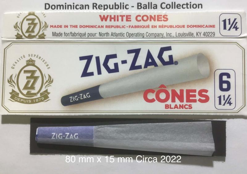 Dominican Republic Zig Zag 1.a 80 x 15 Cones 6 Pk
