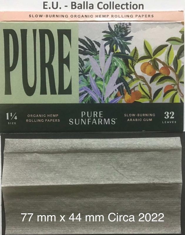E.U. Pure Sunfarms 1.a 77 x 44 Hemp 32 pk + Tips