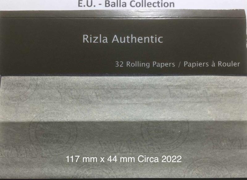 E.U. Rizla Authentic 1.a 117 x 44 KS 32 pk Watermark Rizla
