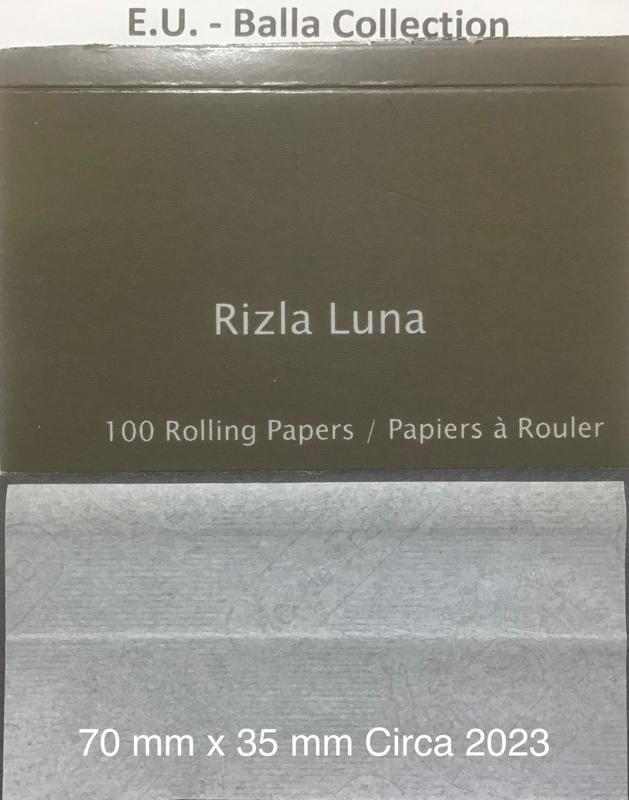 E.U. Rizla Luna 1.a 70 x 35 - 100 pk Watermark Il de  France