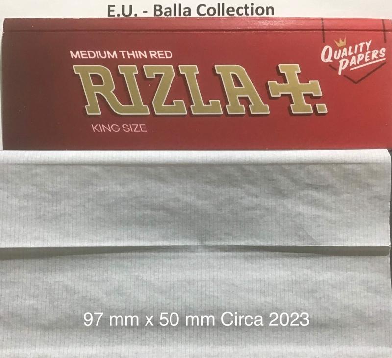 E.U. Rizla Red 1.a Medium Thin 97 x 50 KS 32 pk