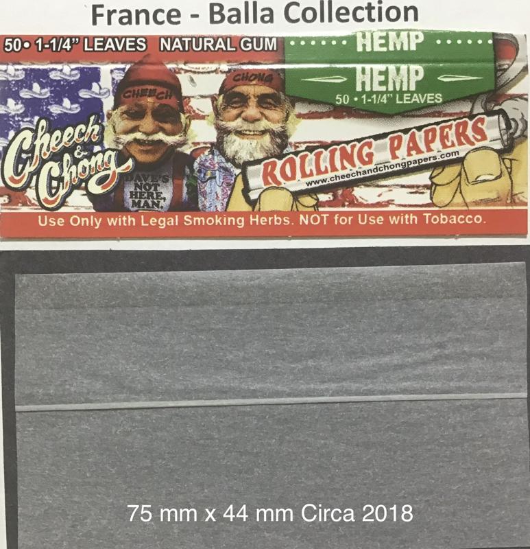 France Cheech & Chong 1.g1 - 75 x 44 Hemp 50 pk