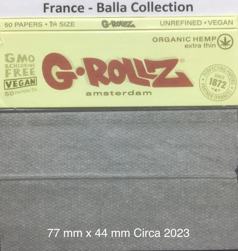France G Rollz 1.a 77 x 44 Organic Hemp Extra Thin 50 pk