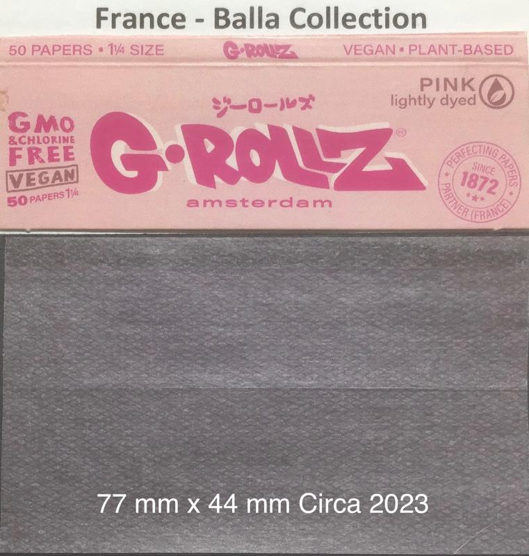 France G Rollz 1.c 77 x 44 Pink lightly dyed 50 pk + Tips + Poker