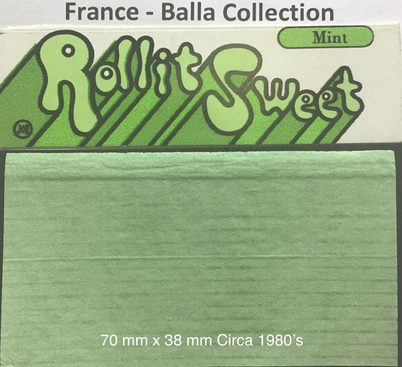 France JB Roll it Sweet 1.c Mint 70 x 38