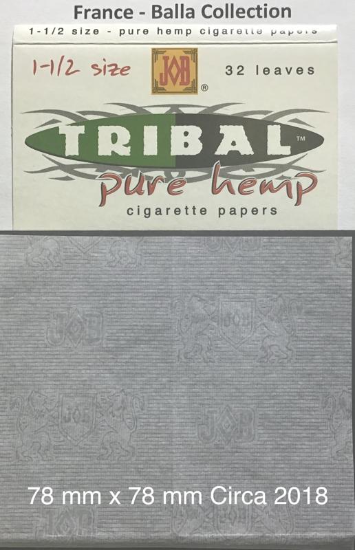 France JB Tribal Hemp 1.a 78 x 78 - 32 pk Watermark Coat of Arms