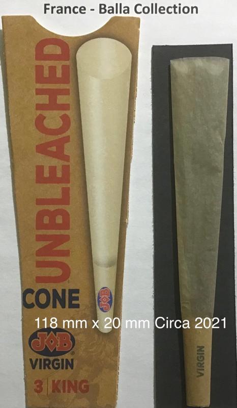 France JB Virgin 1.b 118 x 20 KS Unbleached Cones 3 pk