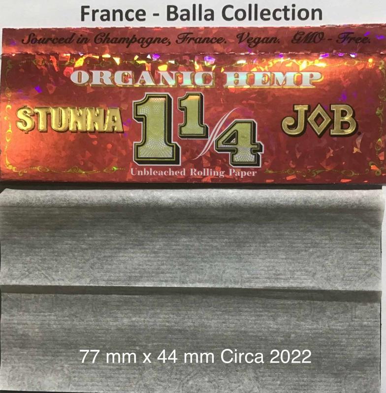 France JB $tunna 1.a Hemp 77 x 44 - 24 pk Watermark JB Coat of Arms