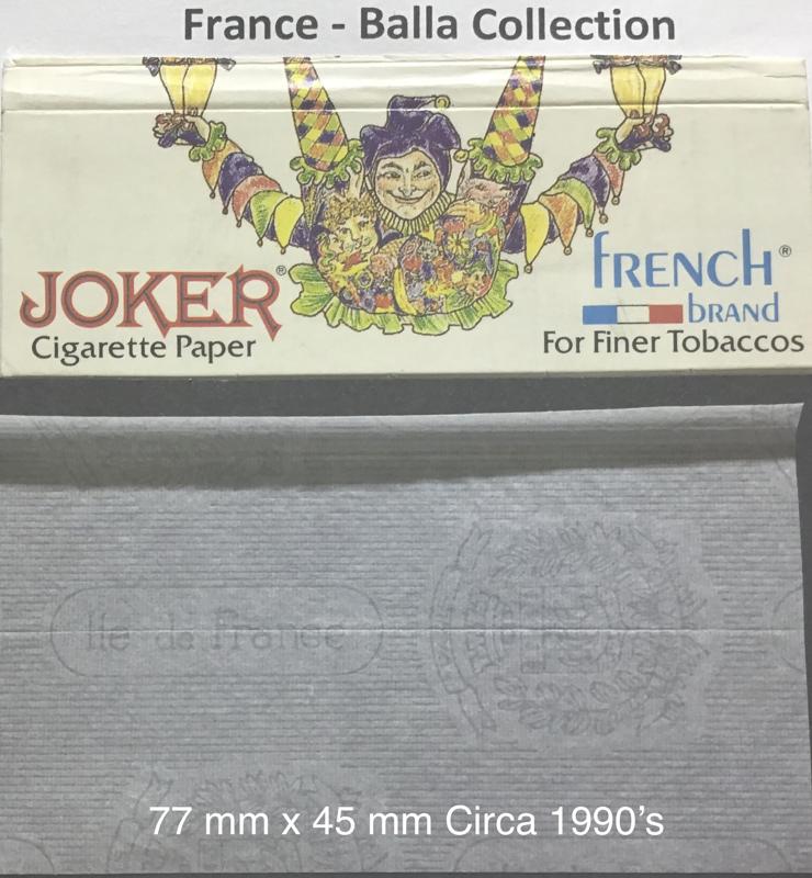 France Joker 1.a 77 x 45 Watermark Ile de France