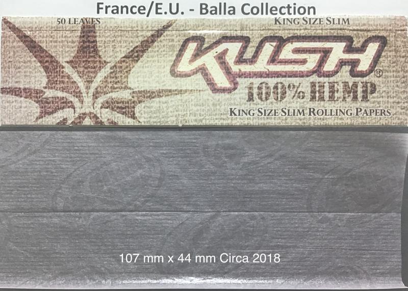 France Kush 1.b 107 x 44 - 100% Hemp KS 50 pkWatermark Blunt Wrap