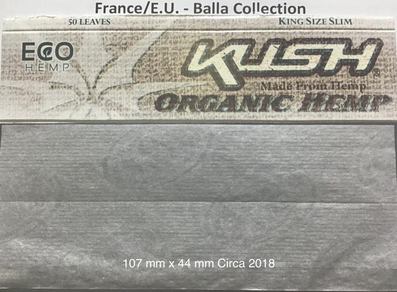 France Kush 2.b 107 x 44 Organic Hemp KS 50 pk Watermark Blunt Wrap