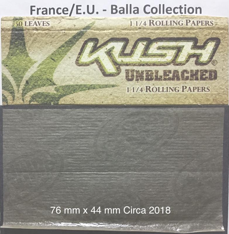 France Kush 3.a 76 x 44 Unbleached 50 pk Watermark Blunt Wrap