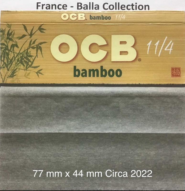France OCB Bamboo 1.a 77 x 44 - 50 pk Watermark OCB